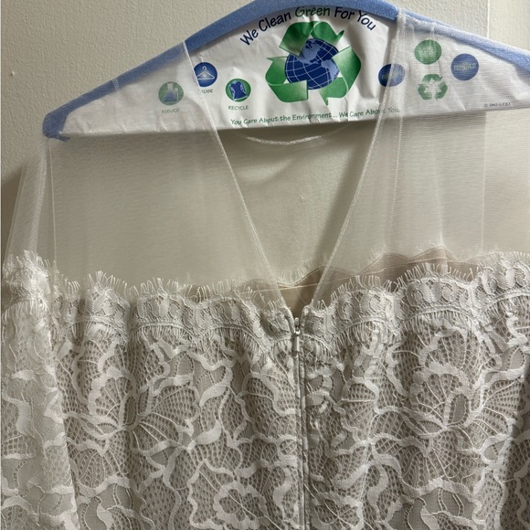 Tadashi Shoji  Off-The-Shoulder Lace Dress - Picture 13 of 15